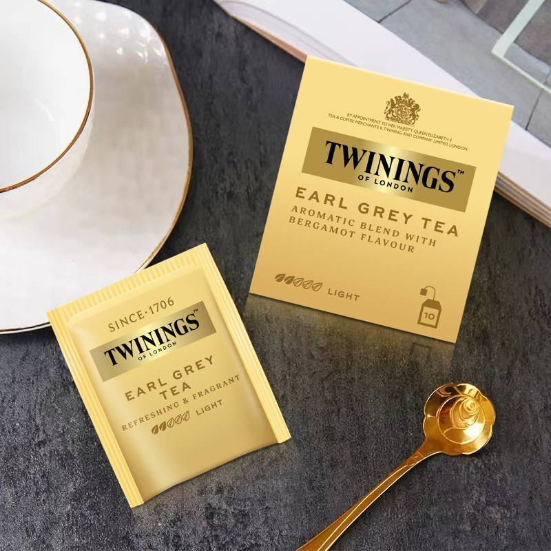 进口TWININGS川宁豪门伯爵红茶2g*10袋冲泡下午茶袋泡茶叶