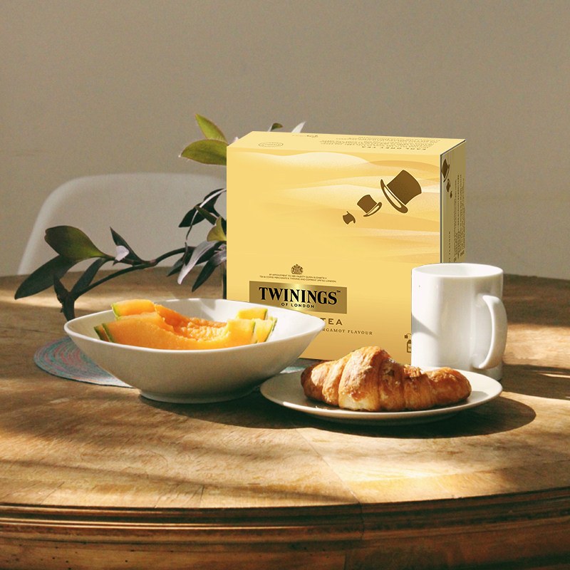 川宁进口豪门伯爵英早红茶袋泡茶包餐饮送礼皇室御用