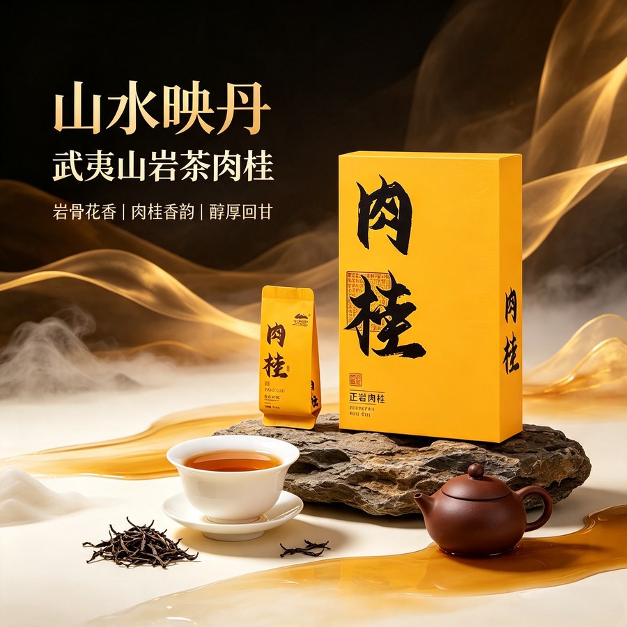 武夷山岩茶正岩肉桂茶叶礼盒装